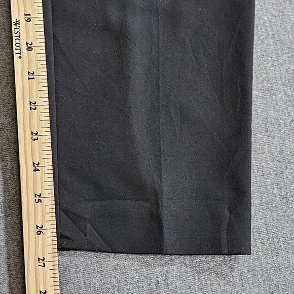 Adrianna Papell Pants Womens 14 Black High Waist Tapered Pockets Stretch Ankle - Picture 7 of 15